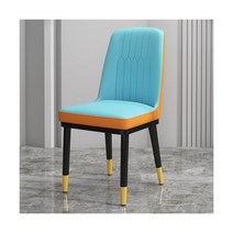모던 디자이너 럭셔리 다이닝 의자 가죽 그레이 모바일 라운지 의자 거실 가구 YYY45XP, style4