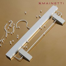 메이네티 화이트 원목 하의 옷걸이 3P (33cm), 단품, 단품