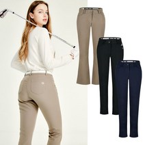 지샤인 FW 시그니처 골프웨어 여성 겨울 기모 골프바지 3종 균일