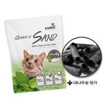 카르마 퀸오브샌드 고양이 두부모래 숯 3kg 6개입(박스)