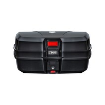 오더봇 경량 플라스틱 탑박스 오토바이 배달통 ABS 배달대행 45L B, 레드