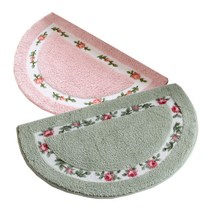 프로방스 반달 발매트 1+1, 베이지2