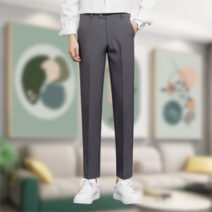 롱 숏 기모 슬랙스 캐주얼핏 슬림 팬츠 정장바지남