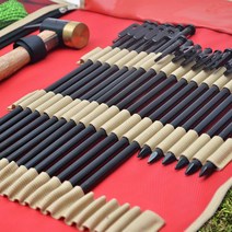 LF캠핑 롤형 단조팩가방 쇠말뚝 해머 케이스L [레드] 모래용팩 콜팩 파우치 지주핀 텐트 보수 철근팩 미군팩 보관함