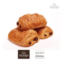 우리가스토리 프랑스 프리미엄 뺑오쇼콜라 냉동빵 냉동생지, 75g, 8개