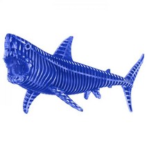 16피스 슬라이스퍼즐 - 샤크 (블루)입체 입체퍼즐 3D퍼즐 3D입체 3D입체퍼즐 3D입체모형 3D모형 모형퍼즐 교구 퍼즐교구 수업교구 플라스틱모형 플라스틱모형퍼즐 플라스틱입체 플라스틱입체퍼즐 동물 동물퍼즐 공룡 공룡퍼즐 4D마스터, 본상품