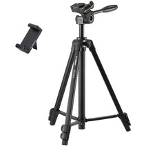 벨본 Velbon EX-430 440 카메라 패밀리 삼각대 3-way 헤드 400 시리즈, 스마트폰 삼각대 + 440 다리직경 0.8인치