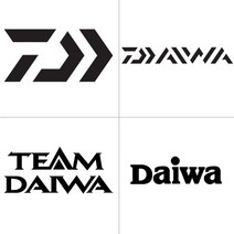 마이웨이카 다이와 스티커 낚시 로고 데칼 태클박스 쿨러 꾸미기, 로고4, 대형, 빨간색