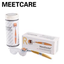 얼굴경락기구 턱선리프팅 페이스롤러 얼굴리프팅 티타늄 192 바늘 팁 Derma Roller Microneedle Dermarolle, 08 2pcs tell us  size