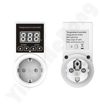 화분 습도계 온도 조절기 콘센트 소켓 230V 식물 난방 묘목 꽃 수경 장치, 01 A