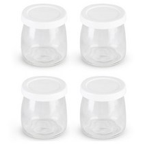 키친아트 요거트 메이커 전용 용기 200ml 혼합색상 4개