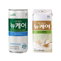 대상웰라이프 뉴케어 구수한맛 당뇨식 200ml 30개x2, 구수한맛 200ml x 60팩