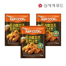 올반 [올반] 트리플치즈 치킨너겟 500g x 3봉, 3개, 기타