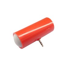 3.5mm 포터블 스테레오 미니 스피커 잭 Plug In 폰 랩탑 태블릿 MP3 HOT, [04] 빨간