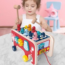 원목 두더지게임 두더지팡팡 코끼리 자동차 _ 39329EA, 본상품선택
