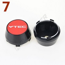 휠캡 60MM OD / ID 센터 림 캡 MUGEN VTEC 스푼 스포츠 스티커 커버 휠 허브 4 개, 07 7