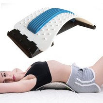 허리 스트레칭 기구 등받이 자세 교정 척추 거북목 경추 안마 마사지, 1개