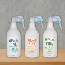 [비건 인증] 위아파인 잣나무 추출물 식품첨가물 살균 소독 탈취제 소독제 500ml 3종세트(파인크린+아임파인+닥터파인)