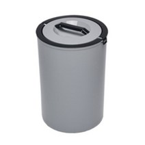 눌러드림 압축 휴지통 20L, 그레이, 8개