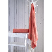 Hammam Linen 코랄 오렌지 핸드 타월 4팩 정품보장, 35