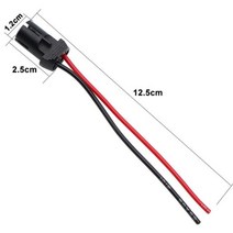 T10 W5W T5 T15 소프트 벌브 홀더 어댑터 케이블 LED 커넥터 소켓 웨지베이스 전구 플러그 연장 와이어 링 하네스, [08] T10 hard socket E