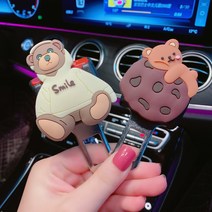 안전벨트 연장클립 캐릭터 자동차벨트연장 임산부 안전벨트교체 1세트(2개), A타입-클립후드쿠키곰-2P