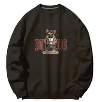 포케이 터프가이독 맨투맨 바이오워싱 3단쭈리면 남녀공용