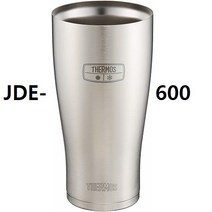 THERMOS 써모스 일본 텀블러 모음 얼음이 녹지않는 진공단열컵 스테인레스 보온병 구조의, 600ml, JDE-600