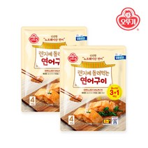 오뚜기 렌지에돌려먹는 연어구이(3+1) (60gx4) x 2개, 단품