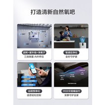 기 뷰티 공기청정기 가정용 포름알데히드기 미세먼지제균정화기 KJ800GH PRO, 화이트