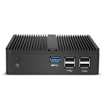 팬리스 미니 PC 인텔 셀러론 J1900 N2830 4GB/8GB RAM 64GB/128GB SSD 2.4G WiFi 기가비트 이더넷 지원 Windows 7/8/10 Linux, [02] 4G RAM 64G SSD WiFi, [03] Intel Celeron N2830