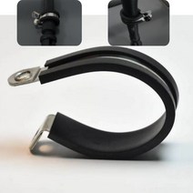 파이프 호스 튜브 고정 클램프 스텐 304 P클립 6mm