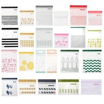 이케아 지퍼백 모음 위생백 ISTAD BEKOSTA 밀폐비닐 비닐봉지 음식보관 주방용품, 그레이 화이트 203.468.02