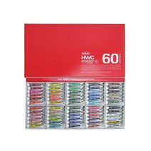 홀베인 Holbein HWC 아티스트 수채화 5ml 12~60색깔세트, 60색 세트