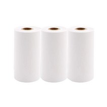 3 롤 인쇄용 용지 열 종이 57x30mm 포토 페이퍼 Paperang P1 P2 프린터 용, 보여진 바와 같이, 하나