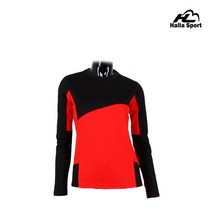 HALLA SPORT 여성 데그널 티셔츠