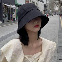 벙거지 스타일 무지 봄 여름 민낯 버킷햇 모자 코디