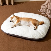 퍼플펫 고양이 강아지 코지 화이트 양면방석