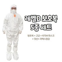 레벨D 방호복 고글 5종세트 가드웨어 드림가드 보호복 의료용 방역복, 드림가드 XL, 청색 S, FS02 (전면형)