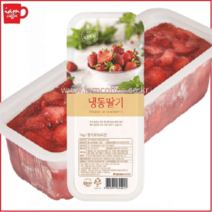 복음자리 가당딸기 1kg /딸기/딸기주스/대상 가당딸기/대상 냉동딸기/대상 복음자리 냉동딸기/냉동딸기