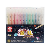 사쿠라 겔리롤 스타더스트 젤펜 (12색) (XPGB-12ST), 단품