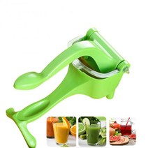 수동 주스 압착기 손 압력 Juicer 수박 오렌지 레몬 압착기 주방 악세사리 수동 Juicer 과일 도구, 라이트 그린, M