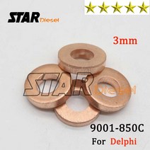 연료 인젝터 10PCS 연료 시스템 인젝터 수리 키트 챔버 씰링 와셔 9001-850C (크기: 7.1*15*3mm) 두께 = 3m, 한개옵션0