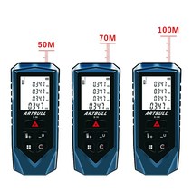 휴대용 레이저 거리 측정기 R-100, 70M, 1개