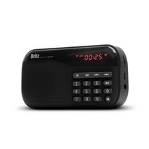 요즘대세 BA-PR1 Plus (블랙) 포터블 블루투스 스피커/휴대용라디오/SD카드/mp3, 브리츠 BA-PR1 PLUS (블랙)