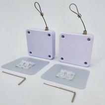국대 인장력 1000G 와이어 도어클로저 자동문닫힘, 화이트(2개)