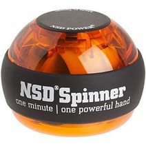 [미국] 손목운동 nsd power essential 스피너 자이로 핸드 그립 강화제, 호박색