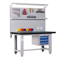 정전기 방지 작업대 테이블 고무 깔판 책상 제전 매트, 하늘색1.8m싱글테이블201메사