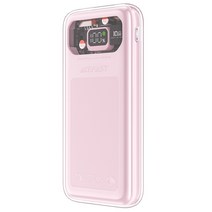 ACEFAST M1 PD 30W 미니 고속충전 보조배터리 10000mAh 휴대용 LED 잔량표시, 핑크