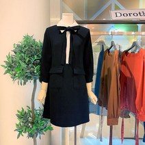 도로시홀릭 블랙리본타이미니멀원피스(DO51502)
